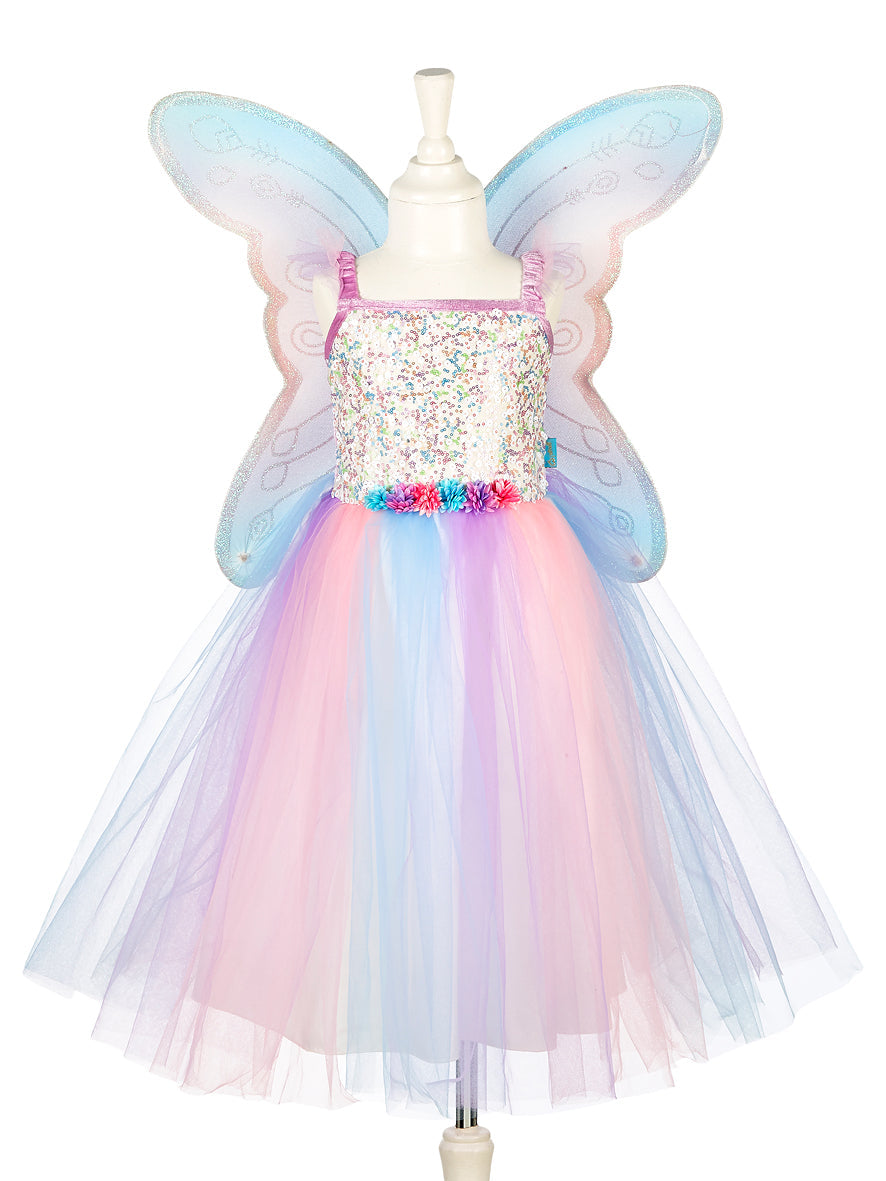 Felicity Fairy Costume Dress and Wings Set (pink & blue) - Role-Play Speedy Monkey LLC Felicity Fairy Costume Dress and Wings Set (pink & blue) - Role-Play Speedy Monkey LLC
