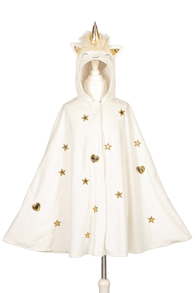 Unicorn cape off white, 4-8 yrs, 104-128 cm (1 pc) - Dress up Girls - Souza!