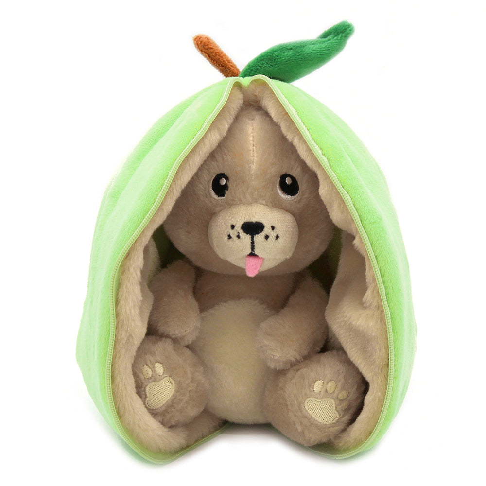 Flipetz Crocket the Dog/Apple - Flipetz 2 in 1 Plush