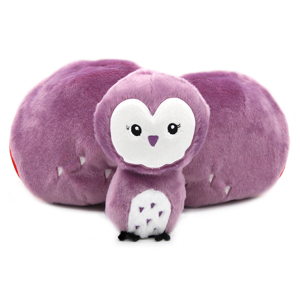 Flipetz Violet the Owl/Strawberry - Flipetz 2 in 1 Plush