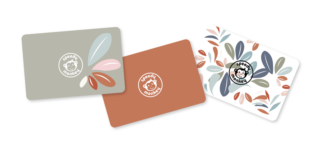 Three Speedy Monkey e-gift cards