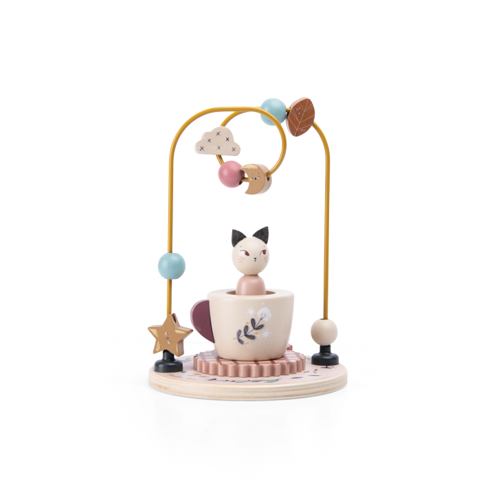 Wooden Bead maze - After the Rain - Moulin roty