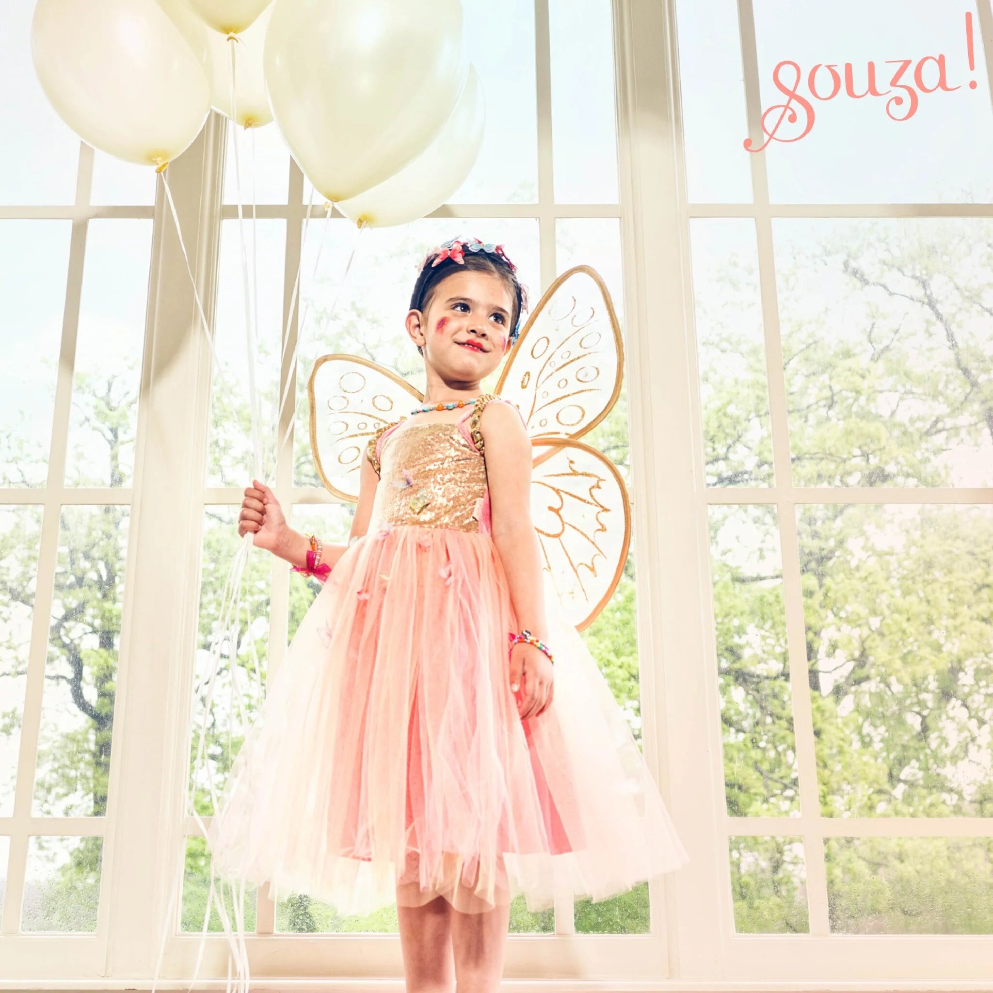 Joanna Fairy CostumeDress and Wings Set (orange)-Role-Play for Childr Speedy Monkey LLC Joanna Fairy CostumeDress and Wings Set (orange)-Role-Play for Childr Speedy Monkey LLC