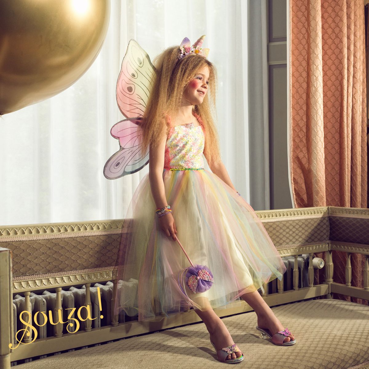 Valerie Fairy Costume Dress and Wings Set (multicolor) - Role-Play f Speedy Monkey LLC Valerie Fairy Costume Dress and Wings Set (multicolor) - Role-Play f Speedy Monkey LLC