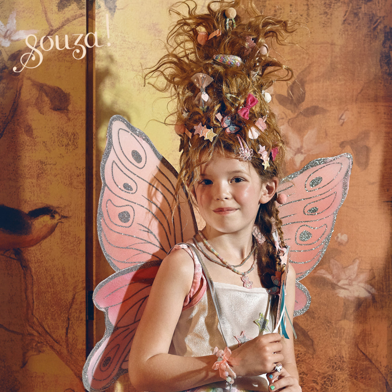 Louanne Fairy Costume Dress and Wings Set (multicolor)-Role-Play for Speedy Monkey LLC Louanne Fairy Costume Dress and Wings Set (multicolor)-Role-Play for Speedy Monkey LLC