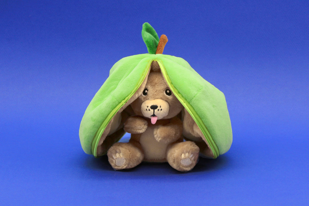 Flipetz Crocket the Dog/Apple - Flipetz 2 in 1 Plush