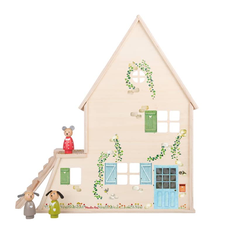 Moulin Roty Wooden Playhouse The Big Family - Moulin Roty Wooden Toys