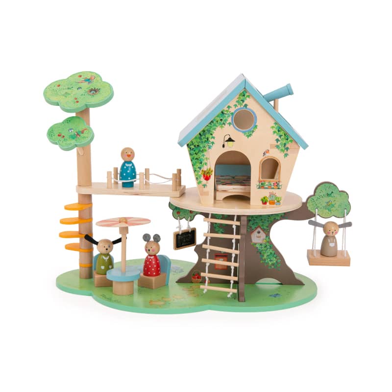 Wooden Tree House The Big Family – Speedy Monkey LLC