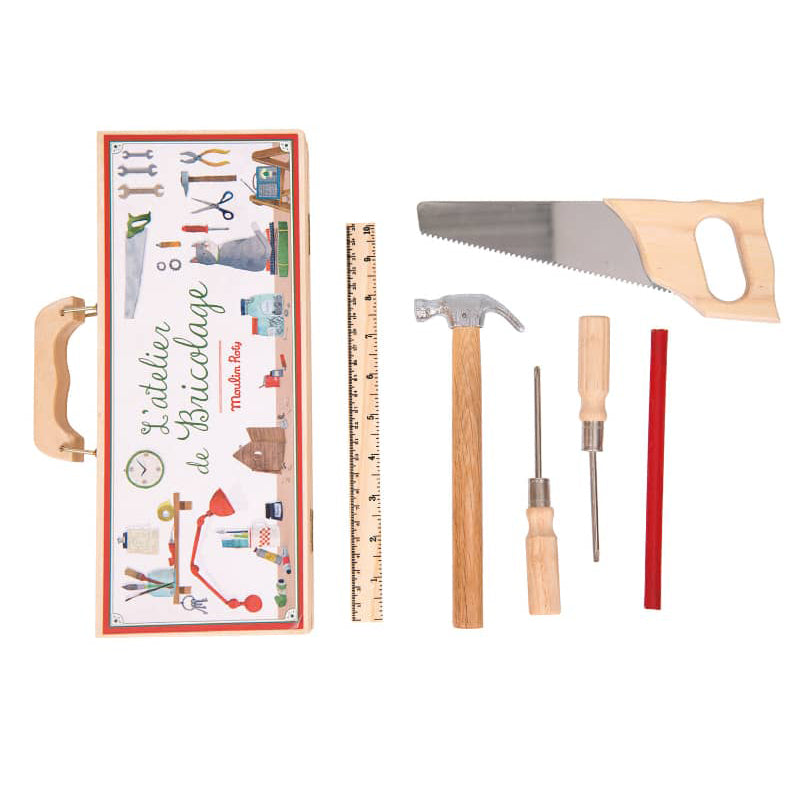 Moulin Roty Tool Set Box (small) - Recreational Activity - Moulin Roty Suitcases